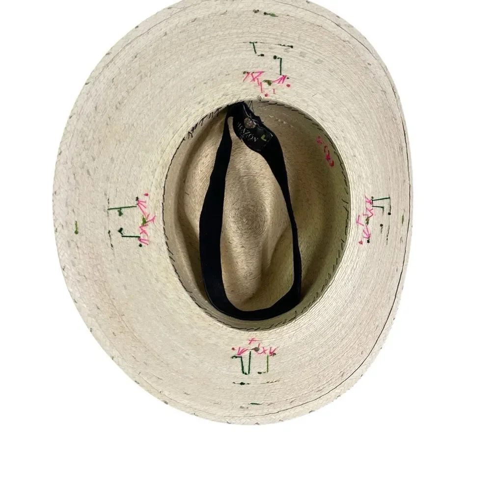 Corazon Playero Exclusive Cactus Embroidered Sun Hat
